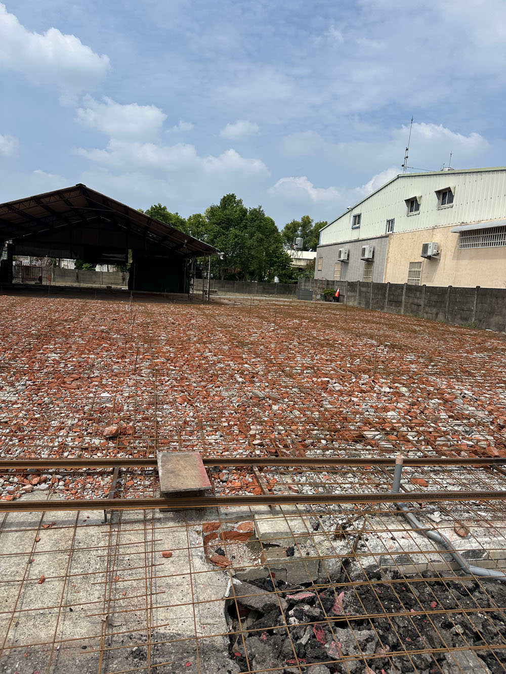 虎尾 停車場泥作工程